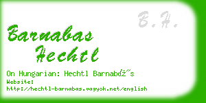 barnabas hechtl business card